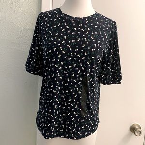 Banana Republic -  Navy Blue Blouse T-Shirt